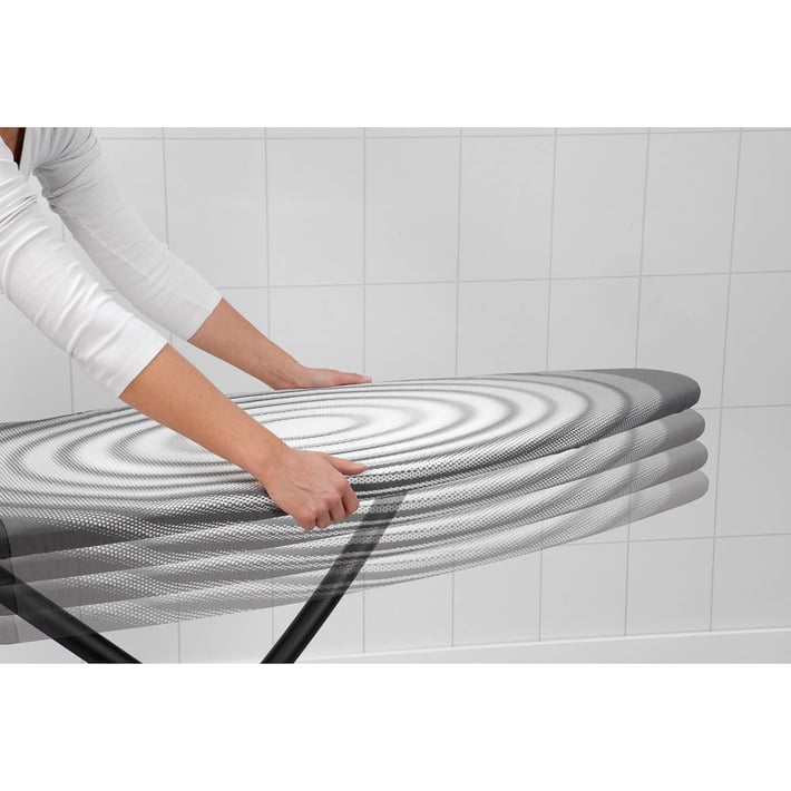 Маса за гладене Brabantia D 135x45cm с топлоустойчива зона за ютия, Titan Oval