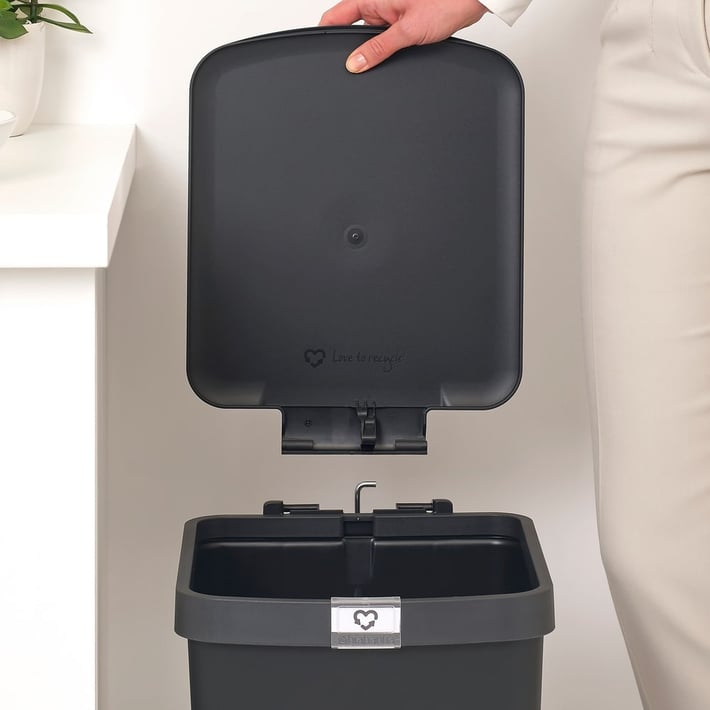 Кош за смет с педал Brabantia StepUp 25L, Dark Grey