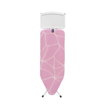 Ironing Board Brabantia C 124x45cm, Solid Steam Unit Holder, Lilac Waves