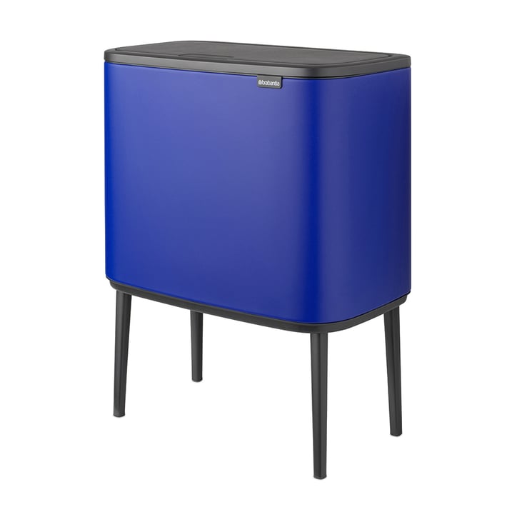 Кош за смет Brabantia Bo Touch 11+23L, Mineral Powerful Blue