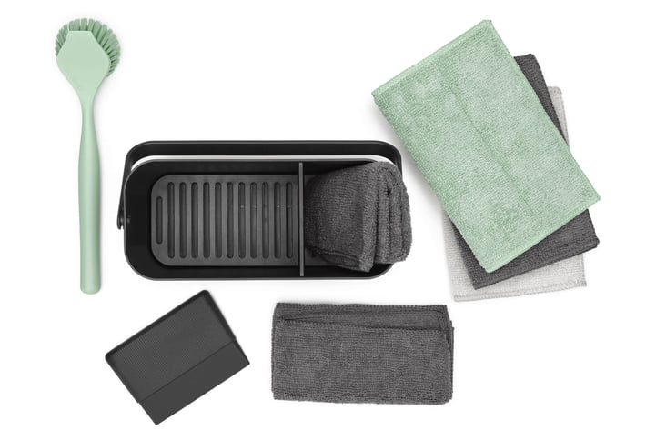 Комплект за почистване Brabantia SinkSide Dark Grey