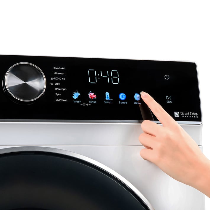 Пералня Muhler DDWM1012WA, 10kg, 1200rpm, Директно задвижване