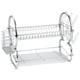 Dish Rack Double Tier Muhler MR-5725CR 56.5x25x38cm, Silver