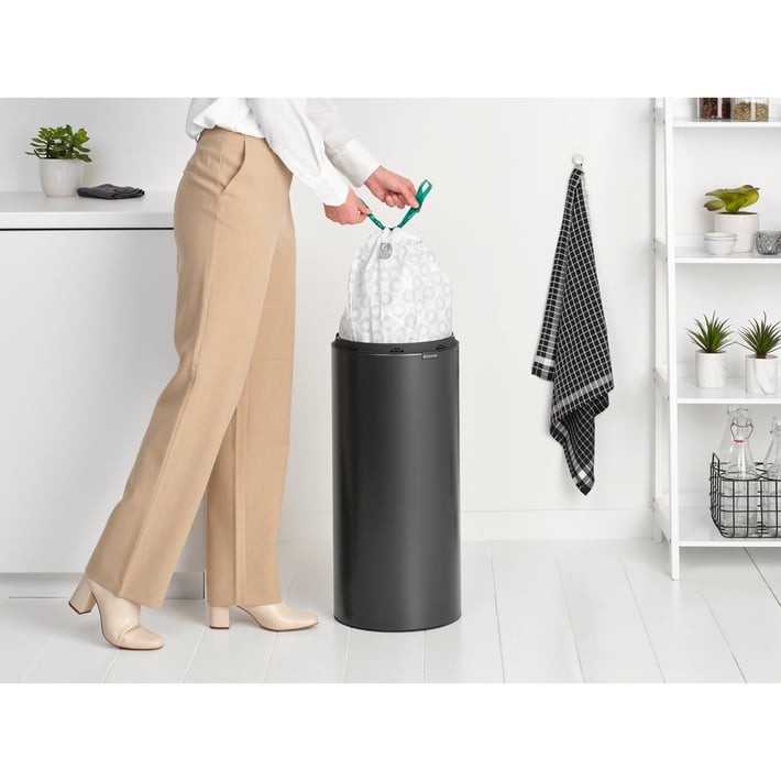 Waste Bin Brabantia Touch New 30L, Confident Grey