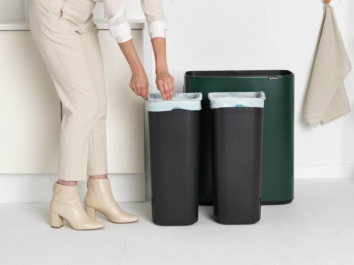 Кош за смет Brabantia Bo Touch 2x30L, Pine Green