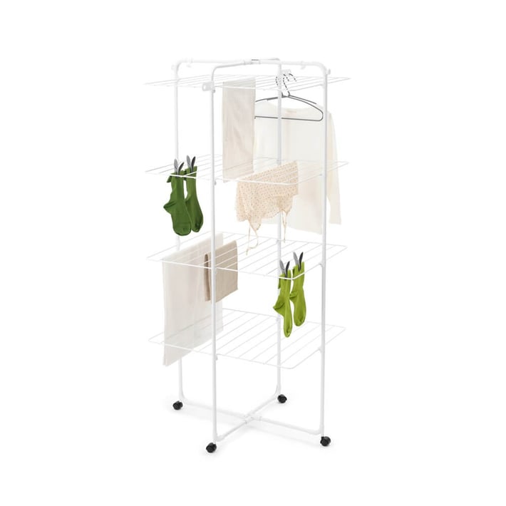 Uscător de rufe Brabantia HangOn Tower 30 m, Fresh White