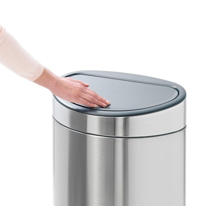 Кош за смет Brabantia Touch Bin New Recycle 23+10L, Matt Steel
