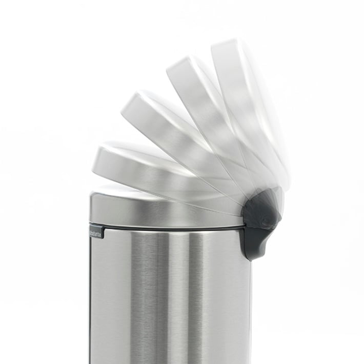 Кош за смет с педал Brabantia NewIcon 3L, Matt Steel Fingerprint Proof