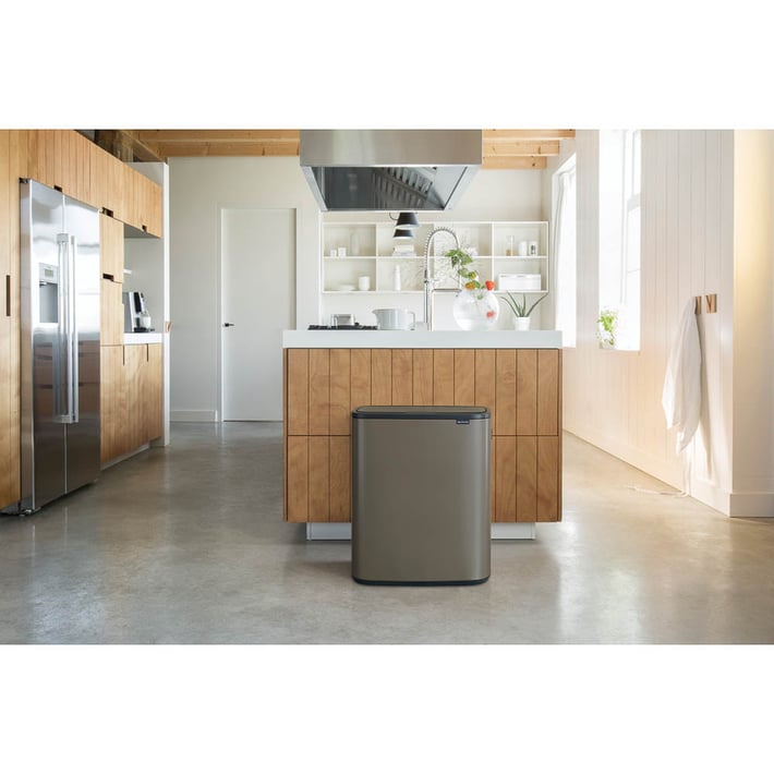 Кош за смет Brabantia Bo Touch 60L, Platinum