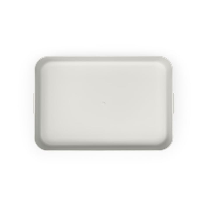 Кутия за обяд Brabantia Make&Take 1.1L, Light Grey, плоска