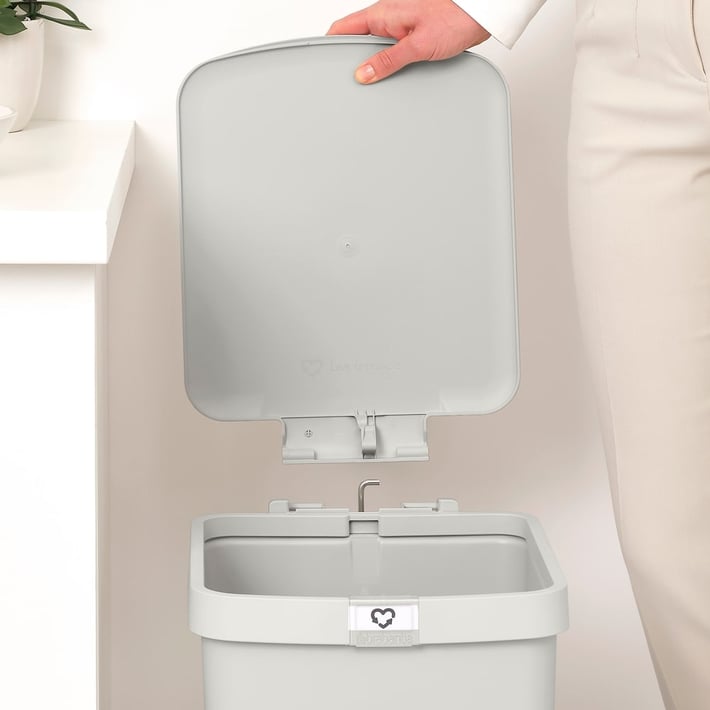 Кош за смет с педал Brabantia StepUp 25L, Light Grey