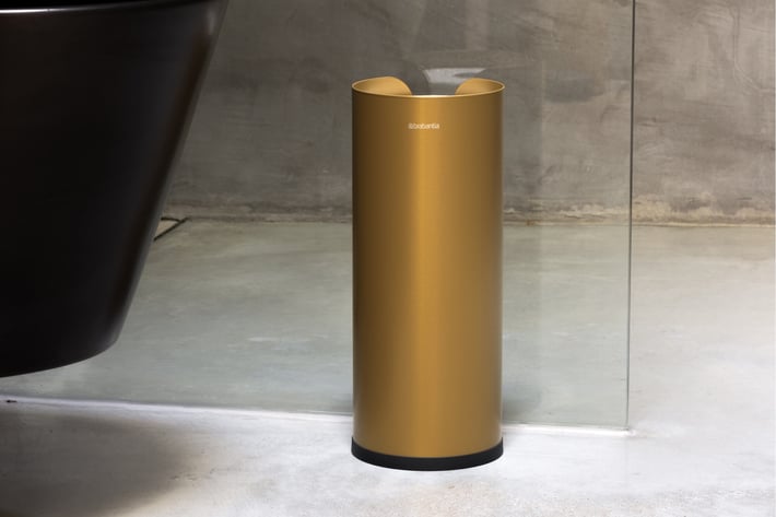 Suport pentru hârtie igienică de rezervă Brabantia ReNew Warm Gold