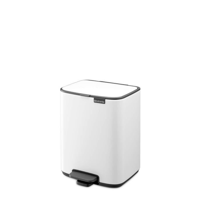 Coș de gunoi Brabantia Bo Pedal 7L, White