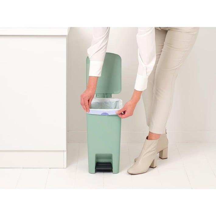 Кош за смет с педал Brabantia StepUp 16L, Jade Green