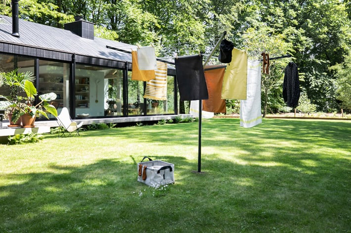 Външен простор Brabantia Lift-O-Matic 50m, метален шиш за вкопаване, Anthracite