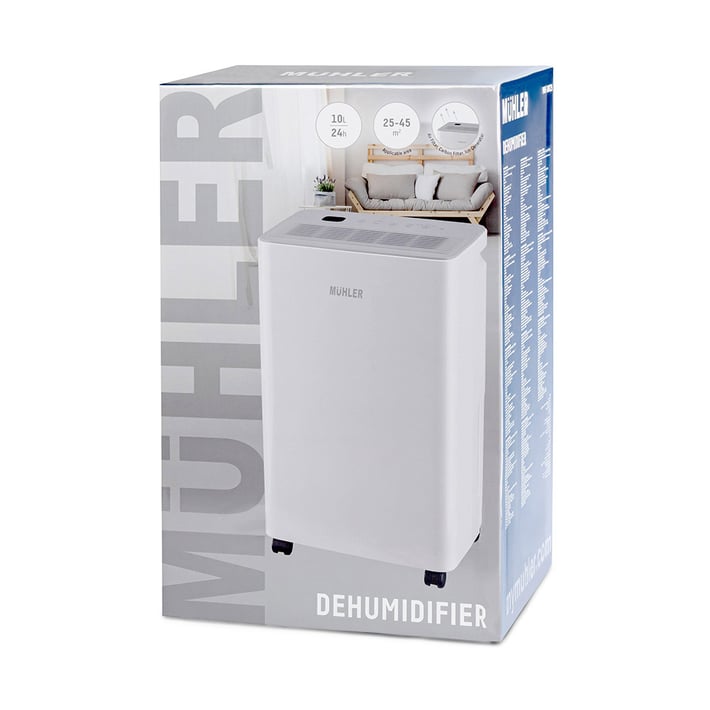 Влагоуловител Muhler MHD-10T25, 10L/24h, Ion&Carbon