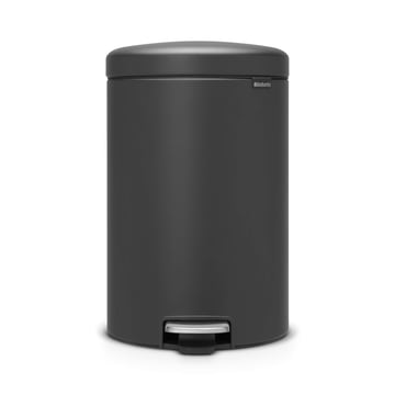 Coș de gunoi cu pedală Brabantia NewIcon 20L, Mineral Infinite Grey