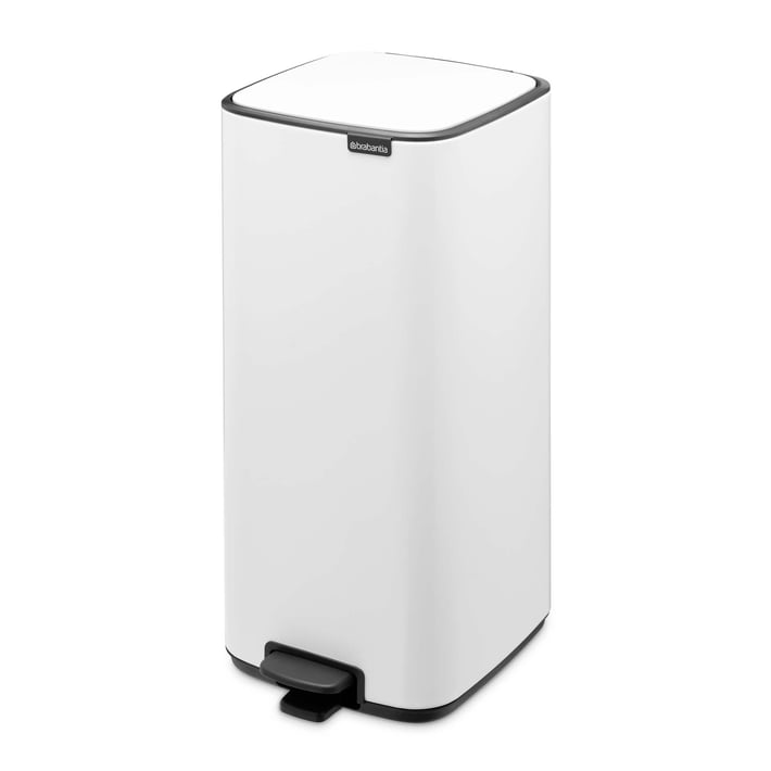 Кош за смет Brabantia Bo Pedal 30L, White