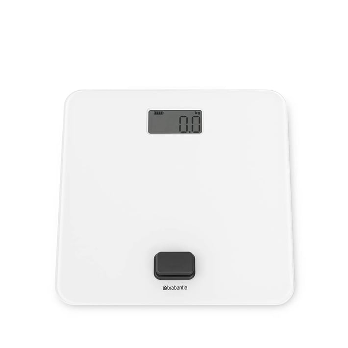 Дигитална везна за баня Brabantia ReNew White, работа без батерии