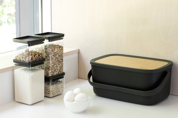 Кутия за хляб Brabantia Nic, Dark Grey