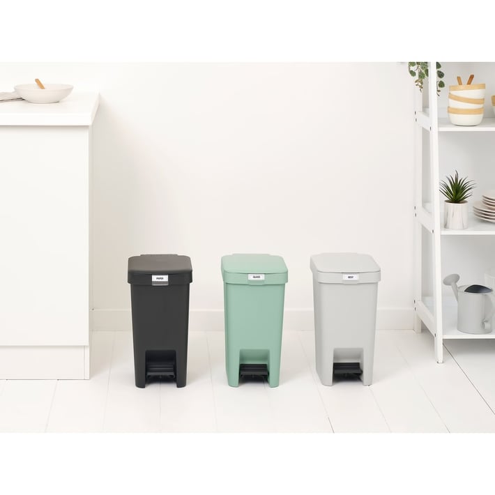 Кош за смет с педал Brabantia StepUp 10L, Jade Green