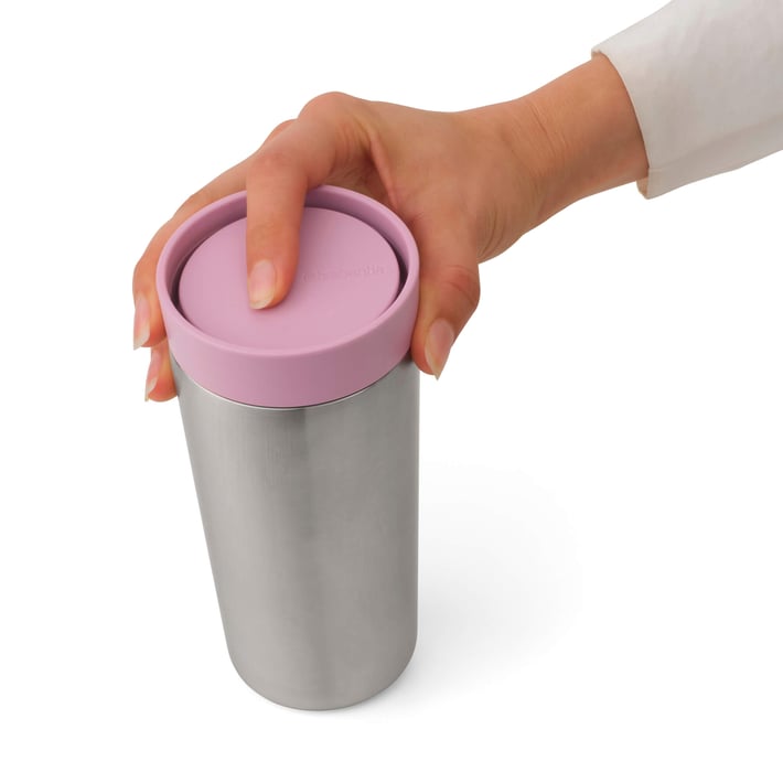 Cana termos Brabantia Make&Take 360ml Lilac Pink