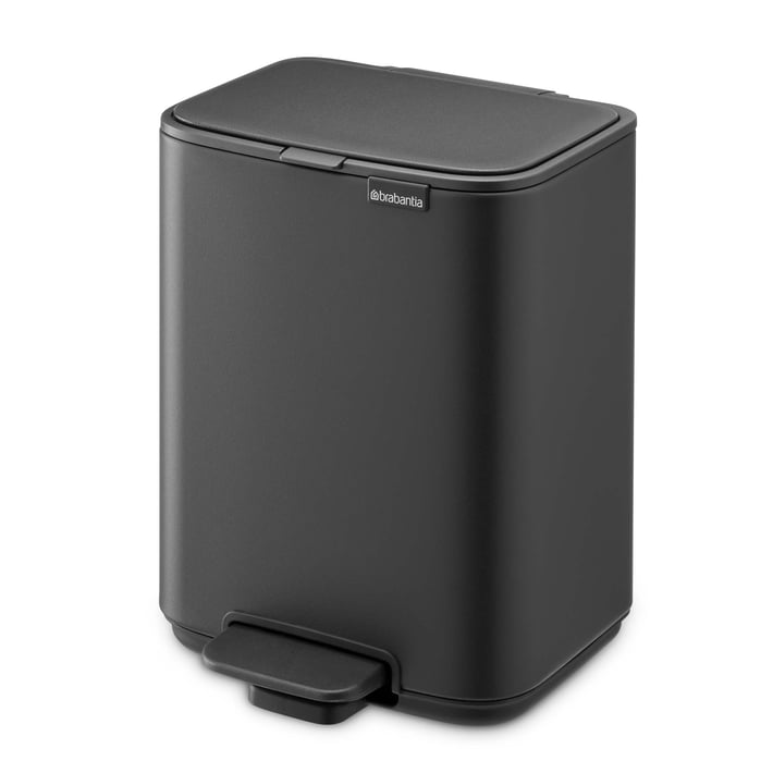 Кош за смет Brabantia Bo Pedal 4L, Mineral Infinite Grey