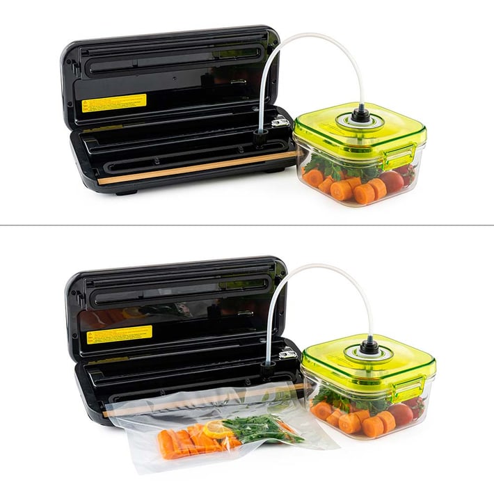 Промо-комплект MUHLER Хладилник SUF166WE + Уред за вакуумиране MV-125