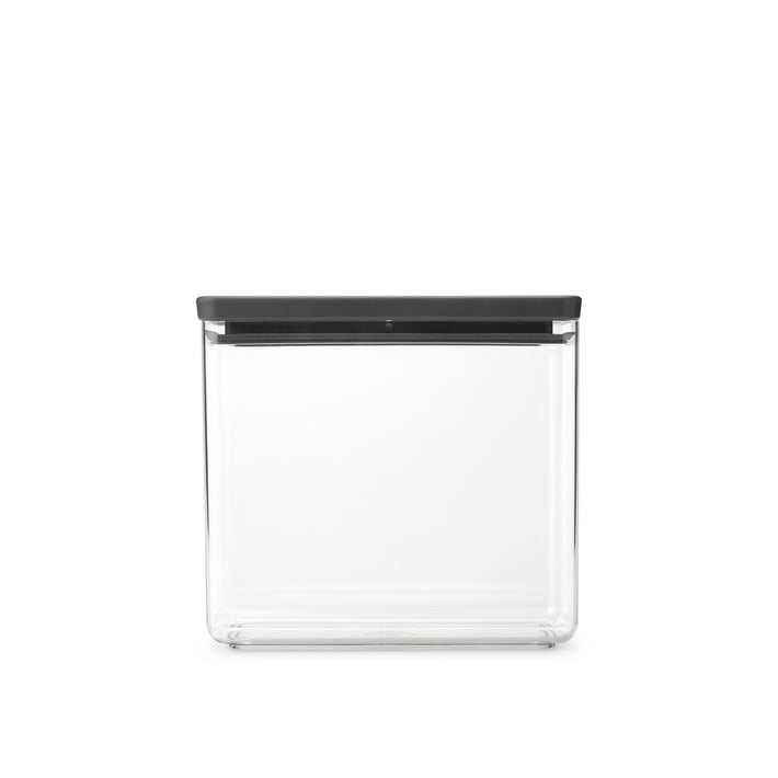 Кутия за съхранение на продукти Brabantia Tasty+ Stackable 3.5L, Dark Grey