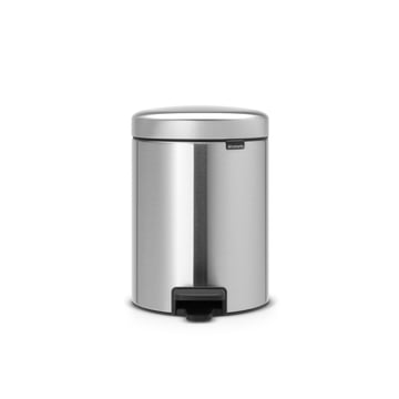 Кош за смет с педал Brabantia NewIcon 5L, Matt Steel