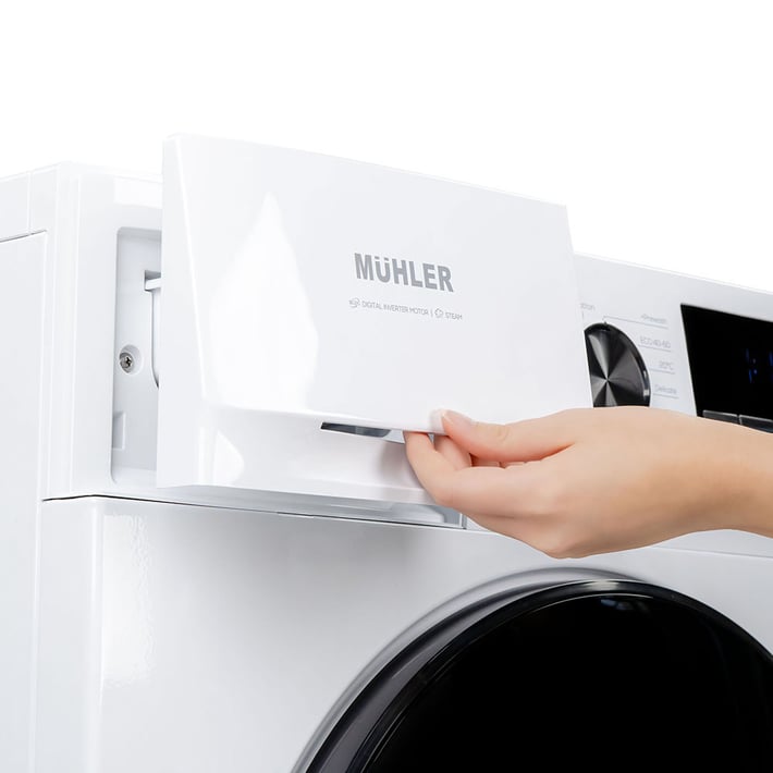 Пералня Muhler IWM814WA, клас А, Steam Wash, инверторна, 8kg, 1400rpm