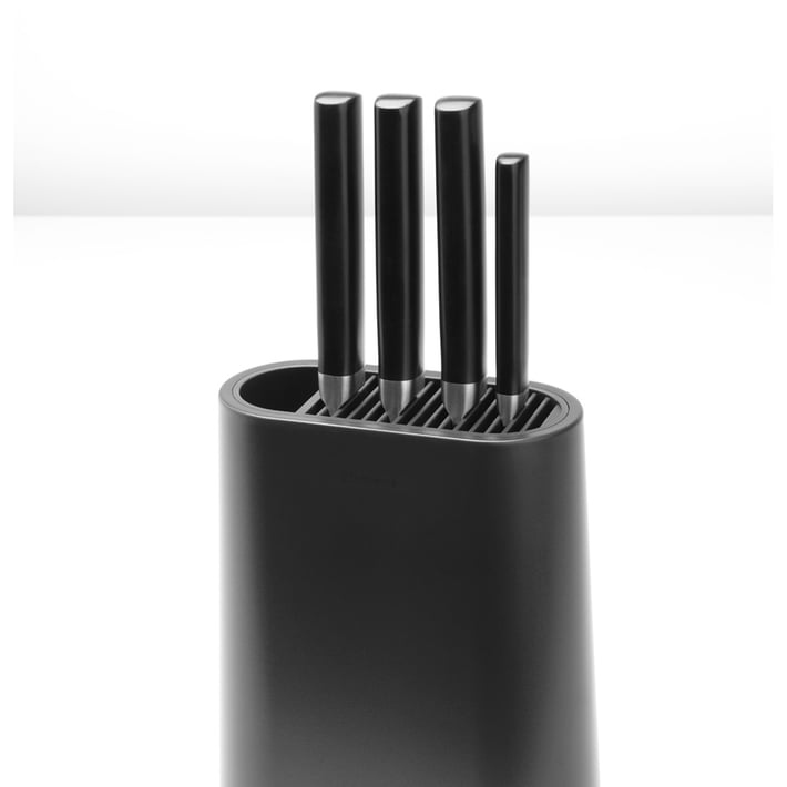 Блок за ножове с държач за прибори Brabantia, Dark Grey