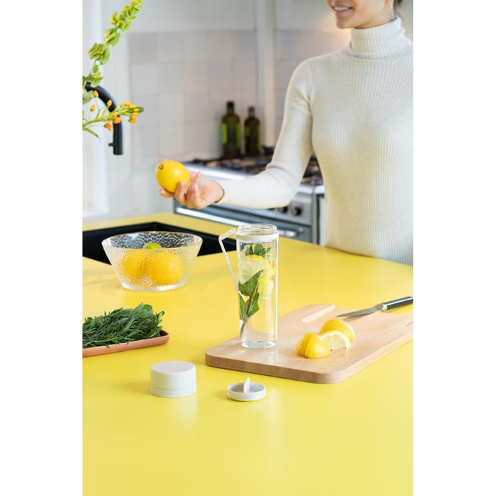 Бутилка Brabantia Make&Take 500ml Light Grey, с цедка