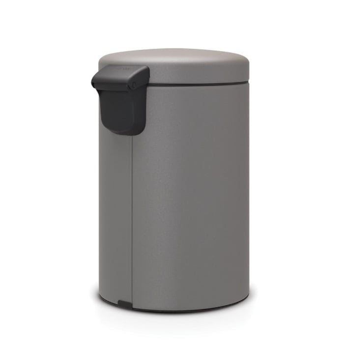 Кош за смет с педал Brabantia NewIcon 12L, Mineral Concrete Grey
