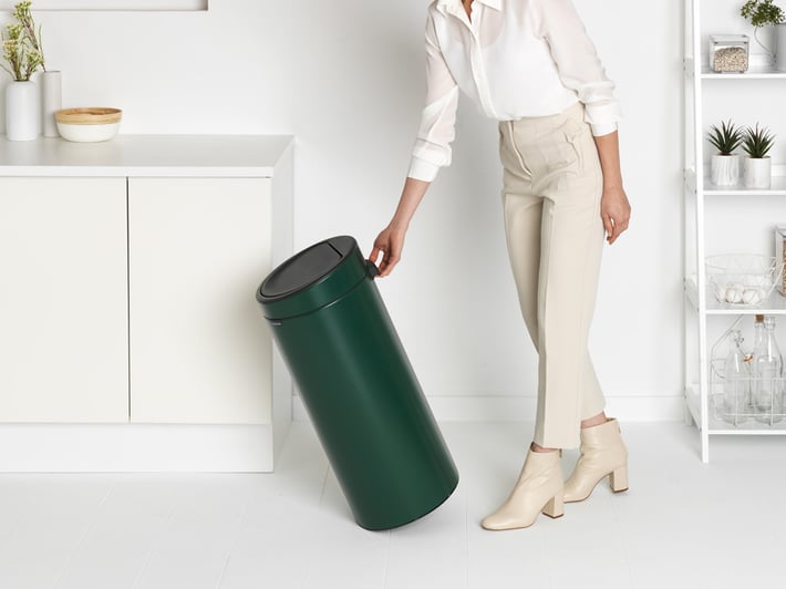 Кош за смет Brabantia Touch Bin New 30L, Pine Green