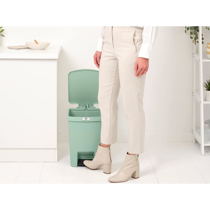 Кош за смет с педал Brabantia StepUp 25L, Jade Green
