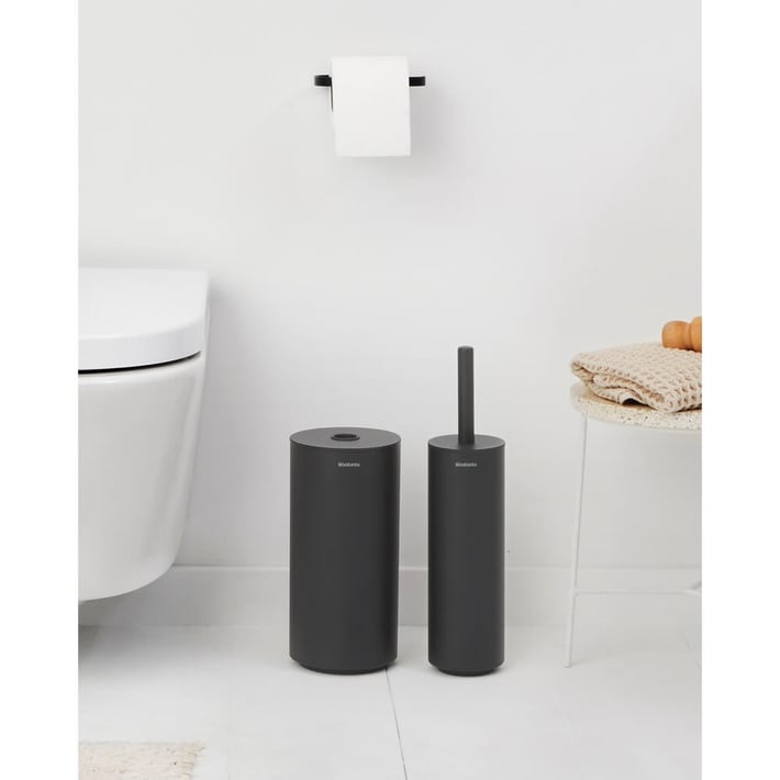Комплект аксесоари за тоалетна Brabantia MindSet Mineral Infinite Grey N 3 части
