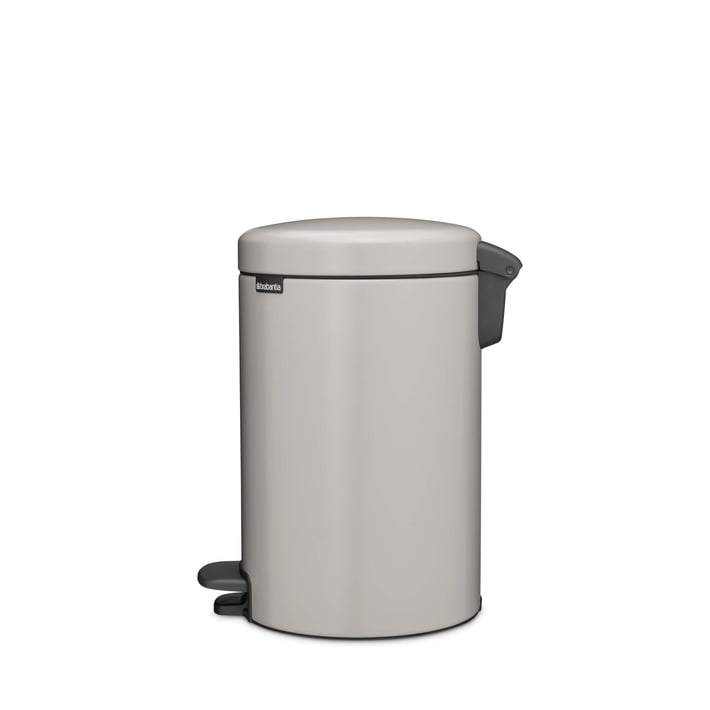 Coș de gunoi cu pedală Brabantia NewIcon 12L, Soft Grey