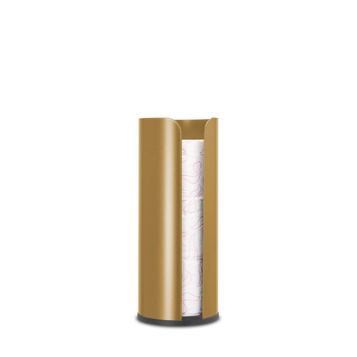 Suport pentru hârtie igienică de rezervă Brabantia ReNew Warm Gold