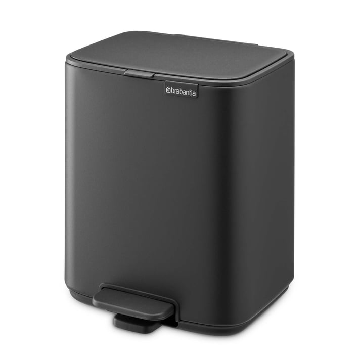 Кош за смет Brabantia Bo Pedal 7L, Mineral Infinite Grey
