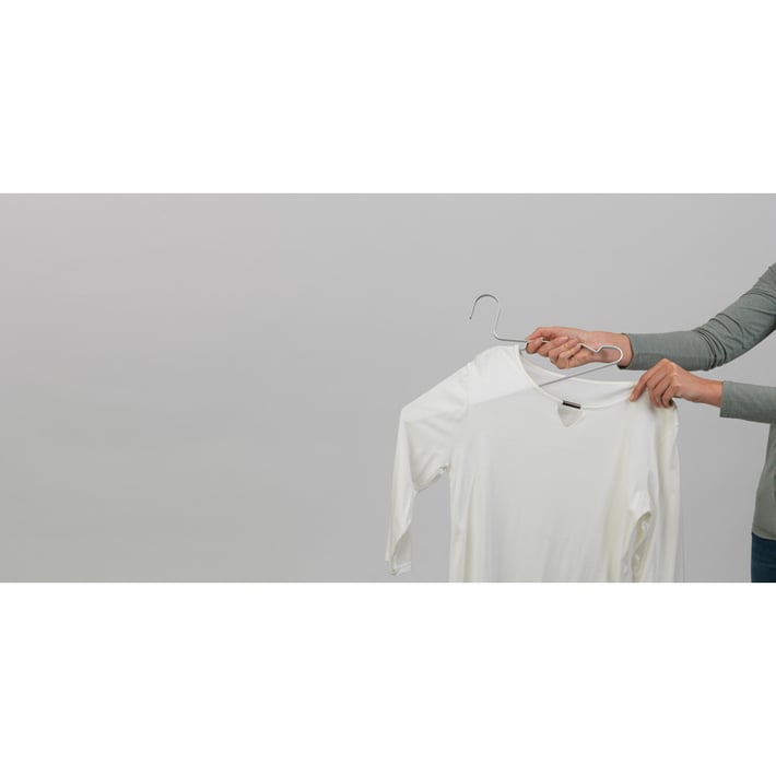 Закачалки за дрехи Brabantia Linn Silver, алуминий, сиви, 4 броя