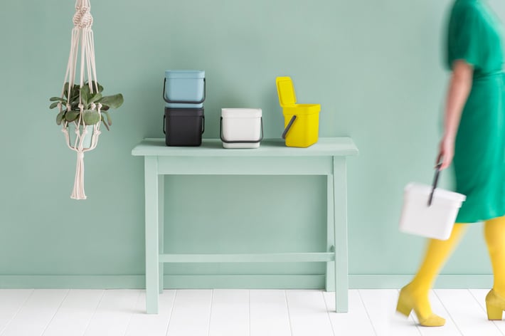 Кош за смет за разделно събиране Brabantia Sort&Go 3L, Grey