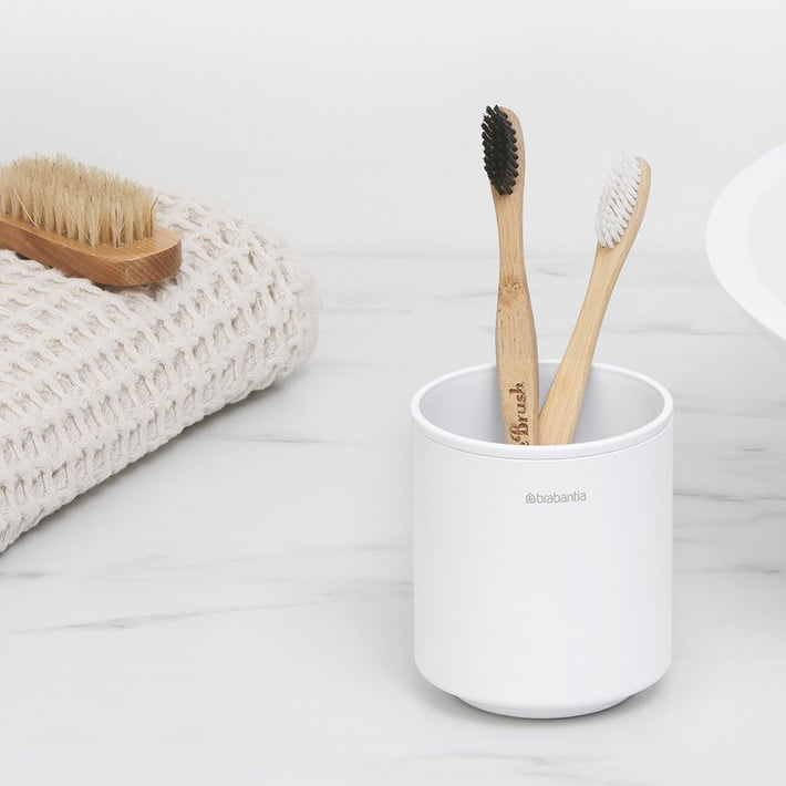 Стойка за четки за зъби Brabantia MindSet Mineral Fresh White