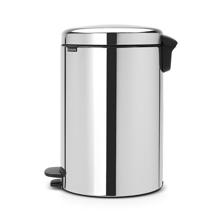 Кош за смет с педал Brabantia NewIcon 20L, Brilliant Steel, метална кофа