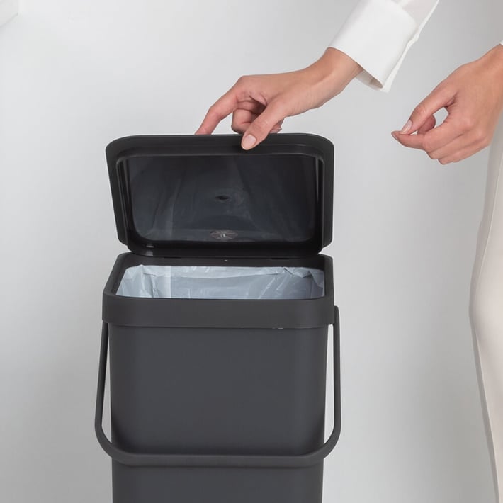 Кош за смет за разделно събиране Brabantia Sort&Go 40L, Grey