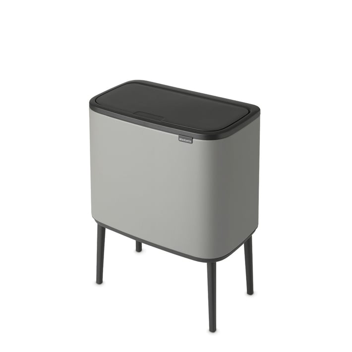 Кош за смет Brabantia Bo Touch 36L, Mineral Concrete Grey