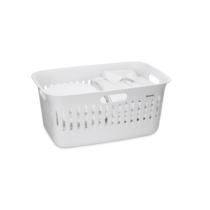 Laundry Basket Brabantia Collect-It 40L, White, set of 2