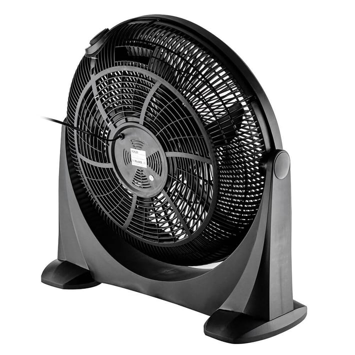Вентилатор подов 20'' Muhler FM-2020F, 80W, индустриален, пластмасов, черен