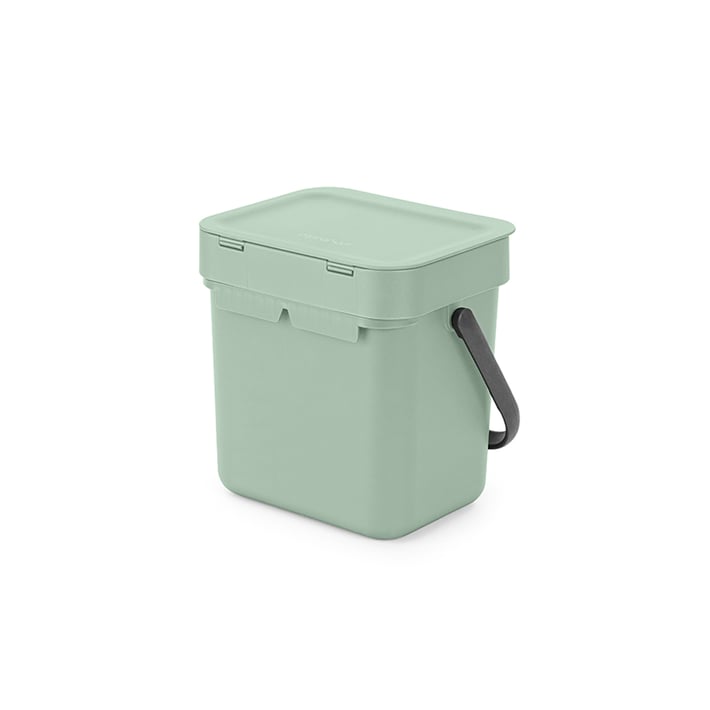 Кош за смет за разделно събиране Brabantia Sort&Go 3L, Jade Green