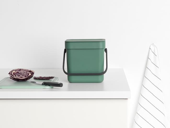 Кош за смет за разделно събиране Brabantia Sort&Go 3L, Fir Green